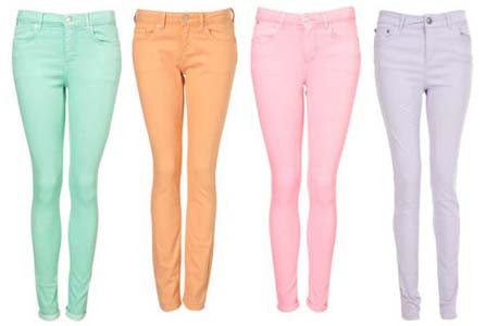 Цветные джинсы