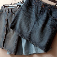 С чем носить джинсовую юбку: основа для различных образов 