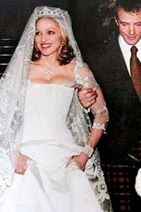 свадебные платья знаменитостей Madonna